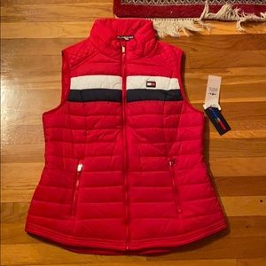 Authentic Tommy Hilfigure puffer vest sport L